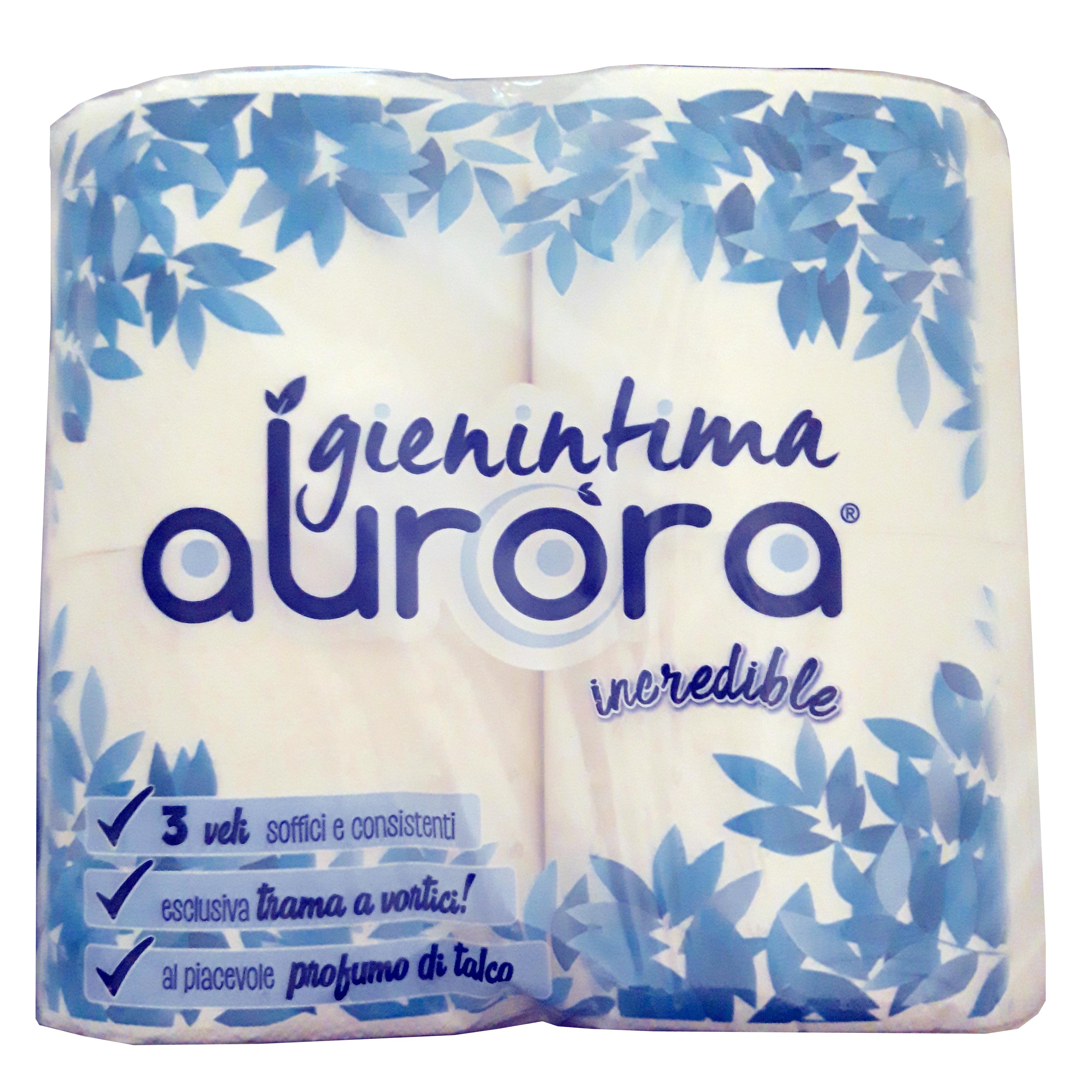 Carta Igienica maxi Aurora 6 Rotoli - 6 rotoli pura cellulosa biodegradabile